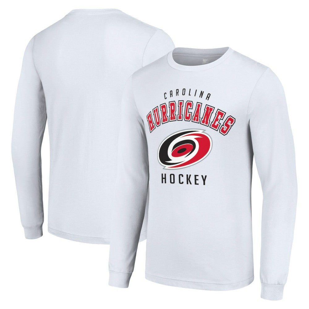 Carolina Hurricanes - Starter Logo Long Sleeve T-Shirt White