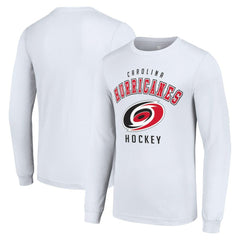 Carolina Hurricanes - Starter Logo Long Sleeve T-Shirt White