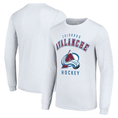 Colorado Avalanche - Starter Logo Long Sleeve T-Shirt White