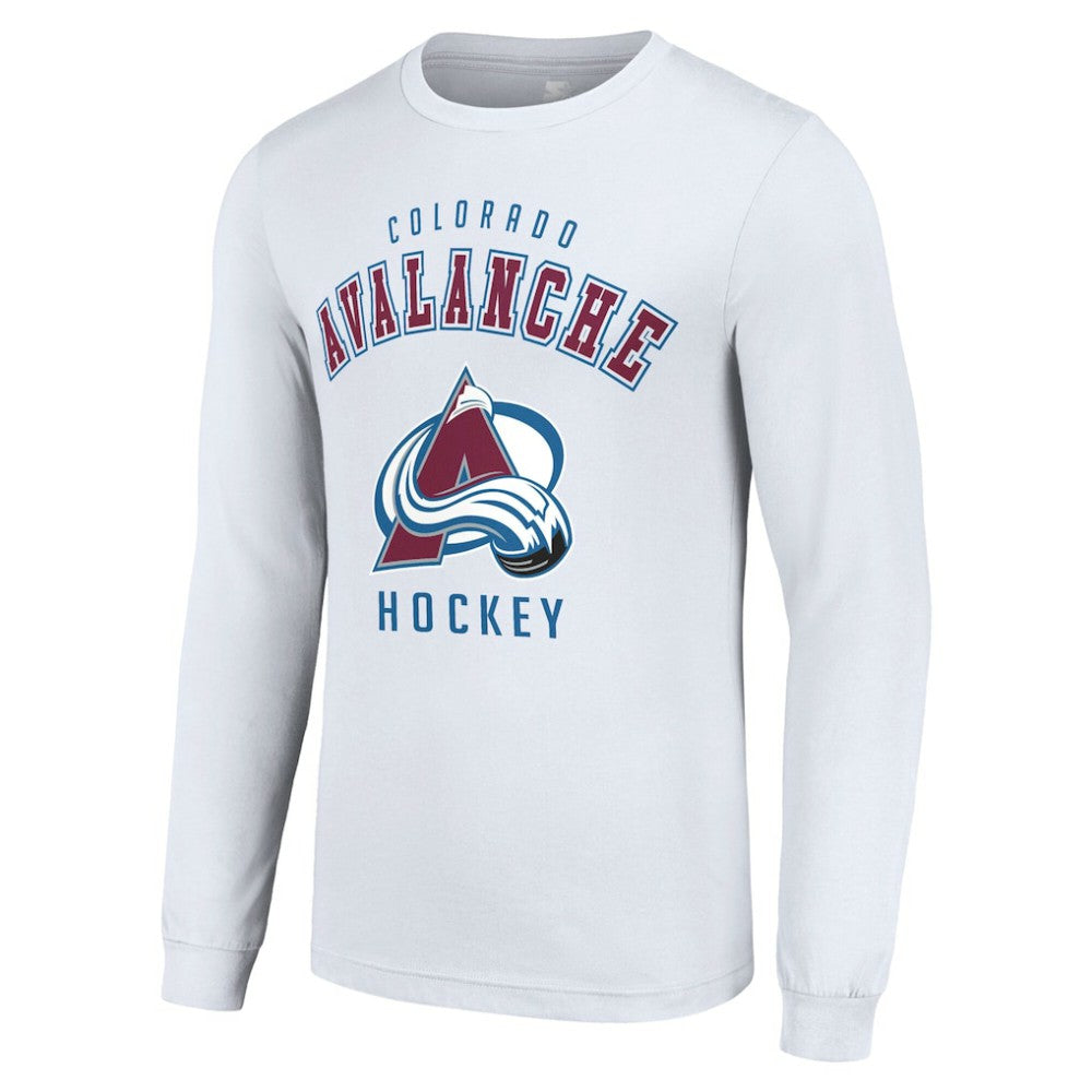 Colorado Avalanche - Starter Logo Long Sleeve T-Shirt White