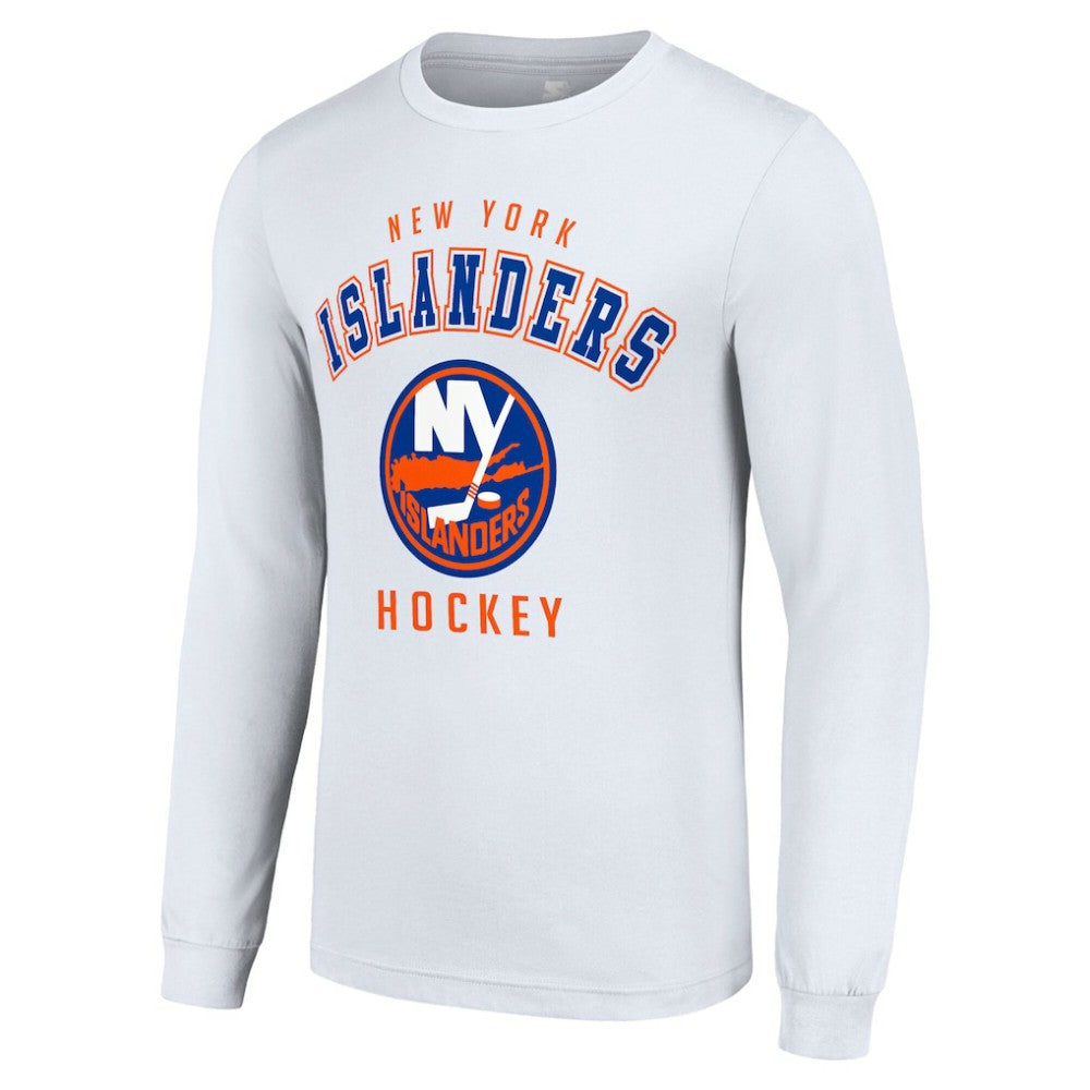 New York Islanders - Starter Logo Long Sleeve T-Shirt White