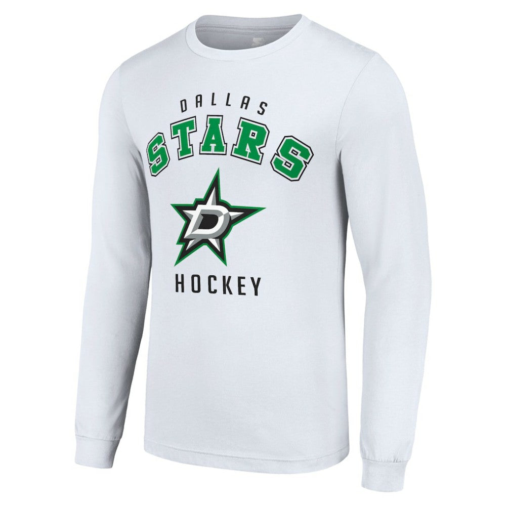 Dallas Stars - Starter Logo Long Sleeve T-Shirt White
