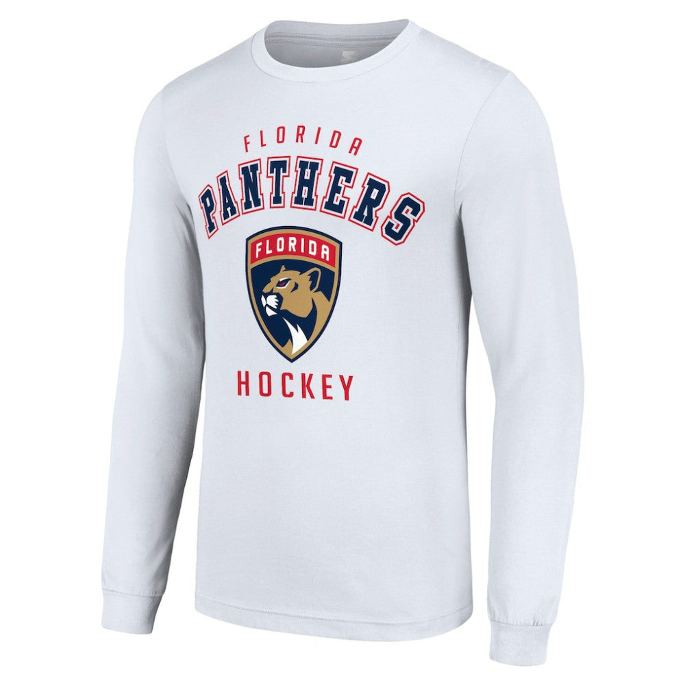Florida Panthers - Starter Logo Long Sleeve T-Shirt White