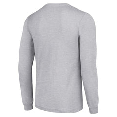 Vancouver Canucks - Starter Logo Long Sleeve T-Shirt Heather Gray