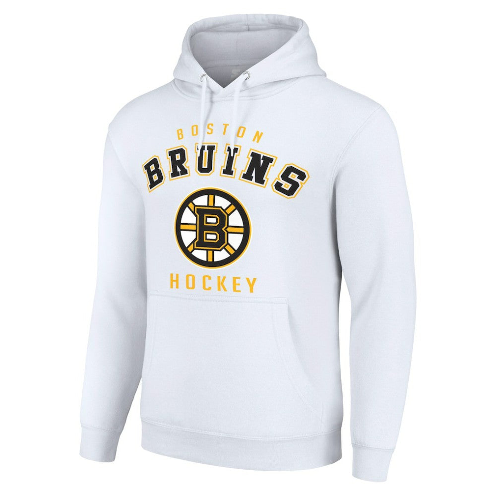 Boston Bruins Starter Logo Pullover Hoodie White