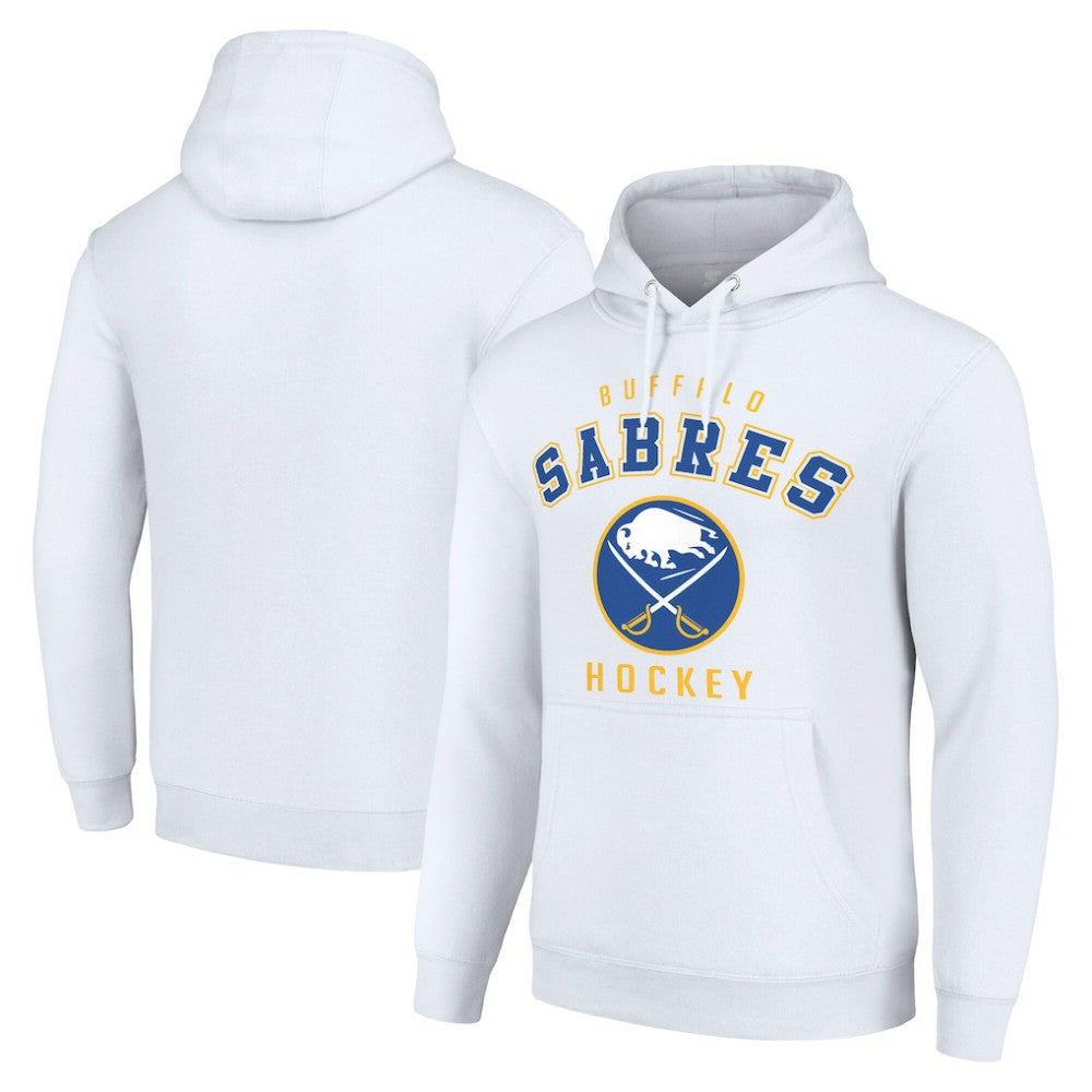 Buffalo Sabres - Starter Logo Pullover Hoodie White