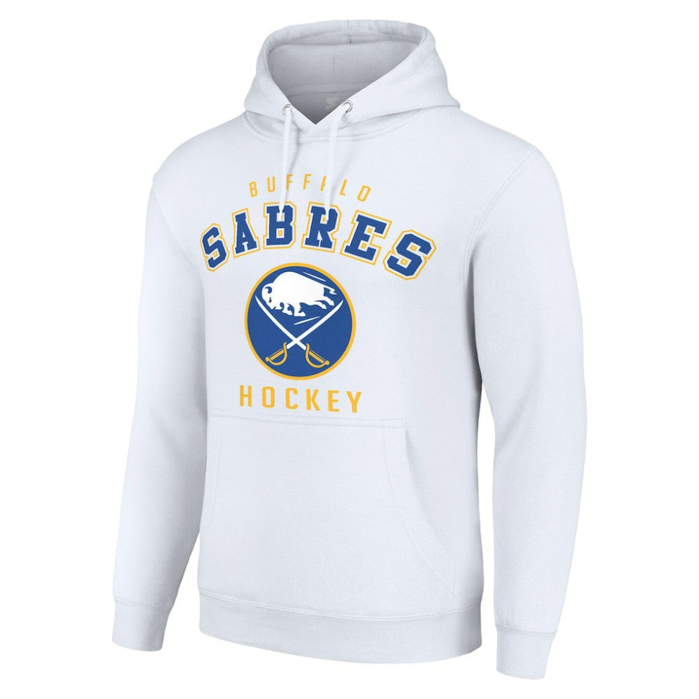 Buffalo Sabres - Starter Logo Pullover Hoodie White
