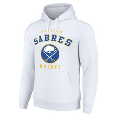 Buffalo Sabres - Starter Logo Pullover Hoodie White