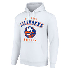 New York Islanders - Starter Logo Pullover Hoodie White