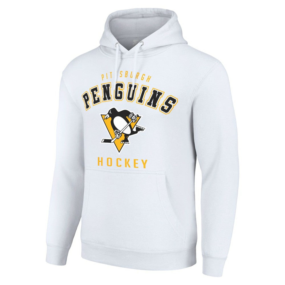 Pittsburgh Penguins Starter Logo Pullover Hoodie White