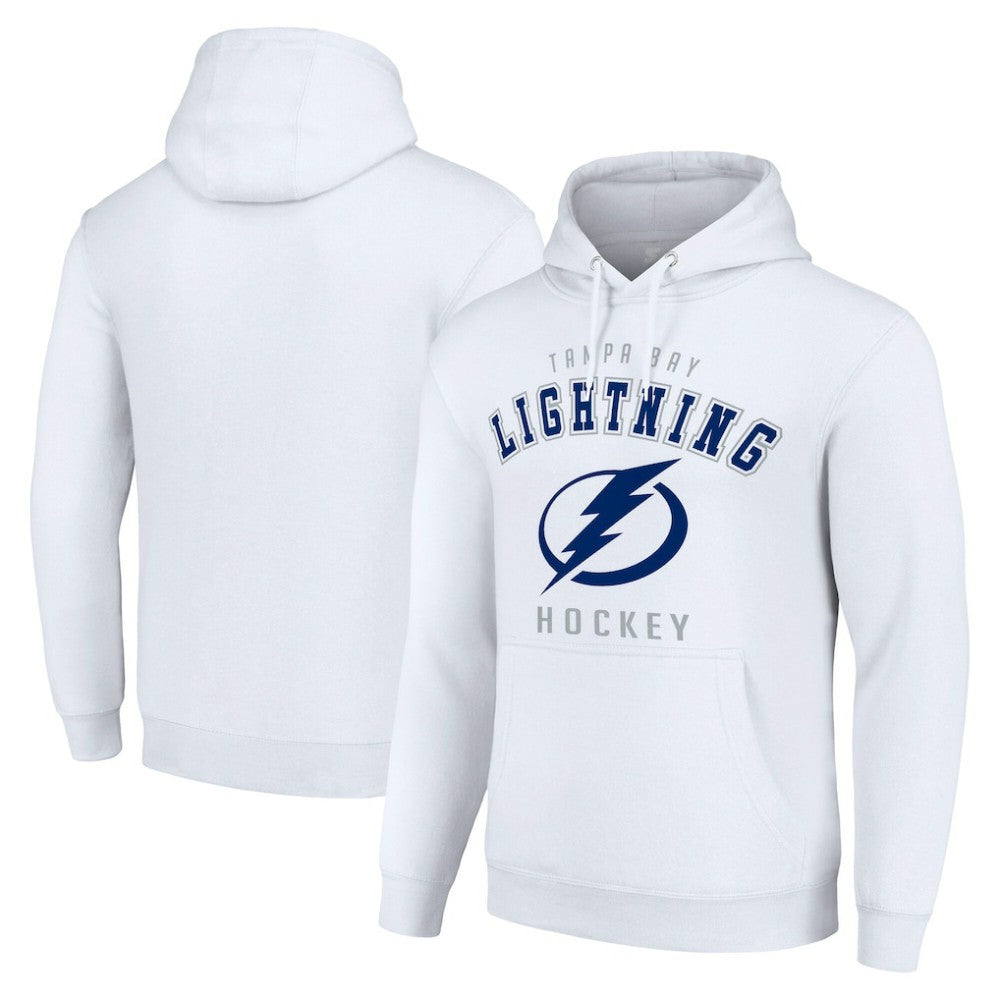 Tampa Bay Lightning - Starter Logo Pullover Hoodie White