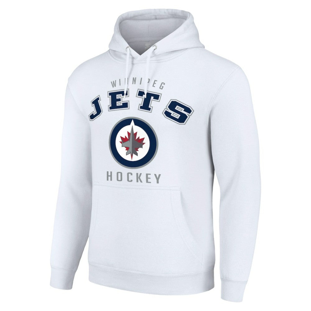 Winnipeg Jets - Starter Logo Pullover Hoodie White