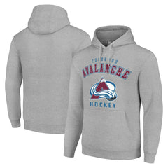 Colorado Avalanche - Starter Logo Pullover Hoodie Heather Gray