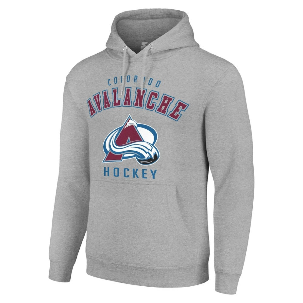 Colorado Avalanche - Starter Logo Pullover Hoodie Heather Gray