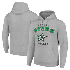 Dallas Stars - Starter Logo Pullover Hoodie Heather Gray