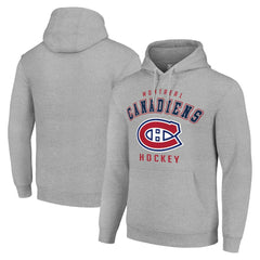 Montreal Canadiens - Starter Logo Pullover Hoodie Heather Gray