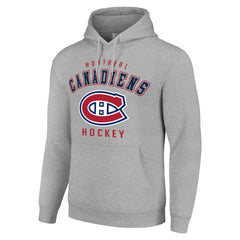 Montreal Canadiens - Starter Logo Pullover Hoodie Heather Gray
