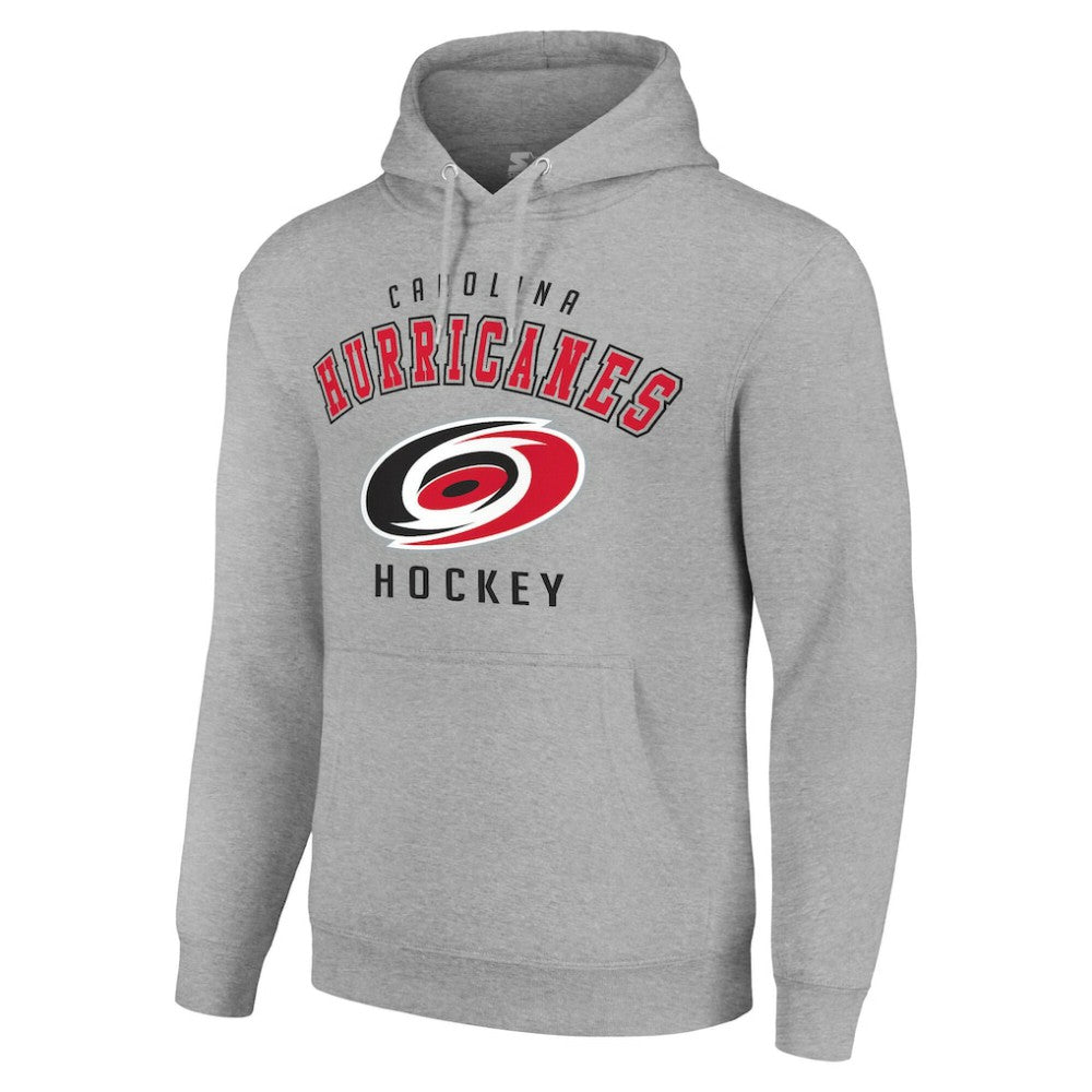 Carolina Hurricanes - Starter Logo Pullover Hoodie Heather Gray