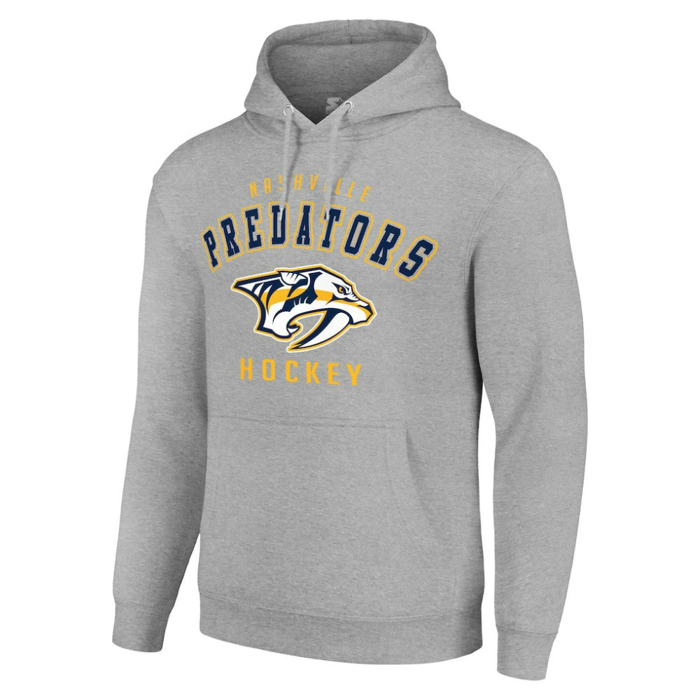 Nashville Predators - Starter Logo Pullover Hoodie Heather Gray