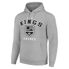 Los Angeles Kings - Starter Logo Pullover Hoodie Heather Gray