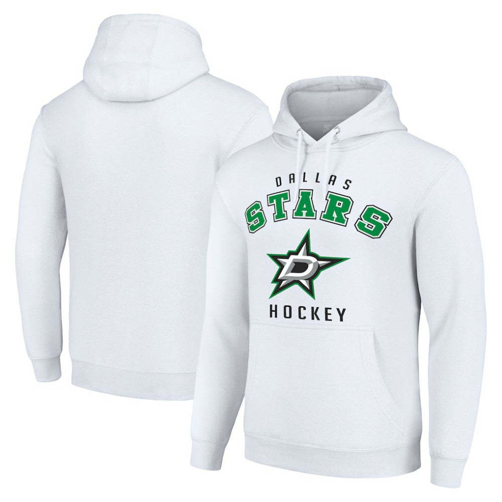 Dallas Stars - Starter Logo Pullover Hoodie White