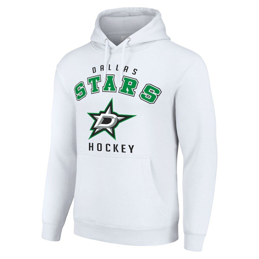 Dallas Stars - Starter Logo Pullover Hoodie White
