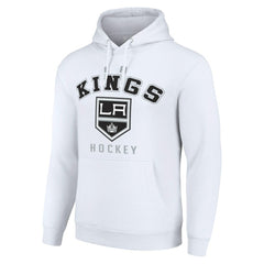 Los Angeles Kings - Starter Logo Pullover Hoodie White