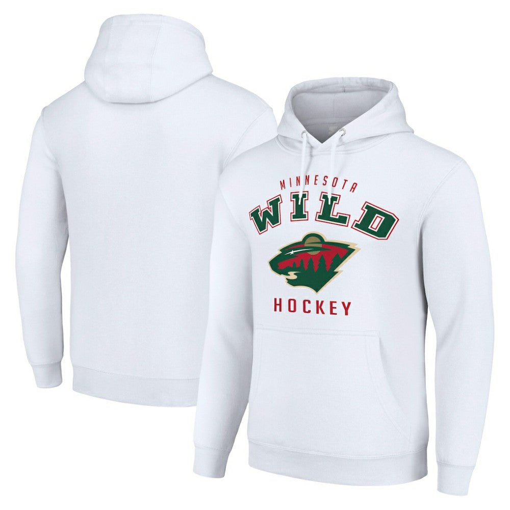 Minnesota Wild - Starter Logo Pullover Hoodie White