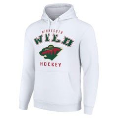 Minnesota Wild - Starter Logo Pullover Hoodie White