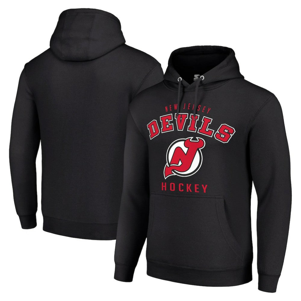 New Jersey Devils - Starter Logo Pullover Hoodie Black