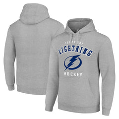 Tampa Bay Lightning - Starter Logo Pullover Hoodie Heather Gray