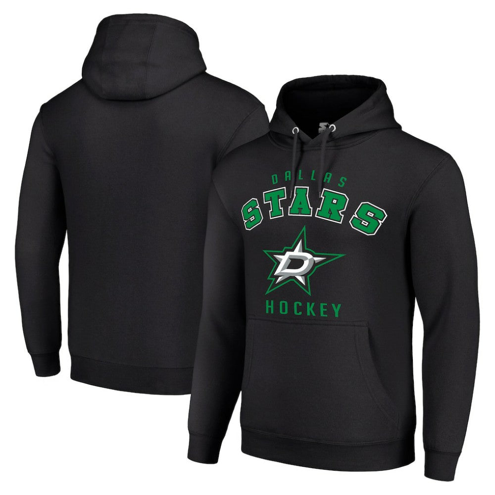 Dallas Stars - Starter Logo Pullover Hoodie Black
