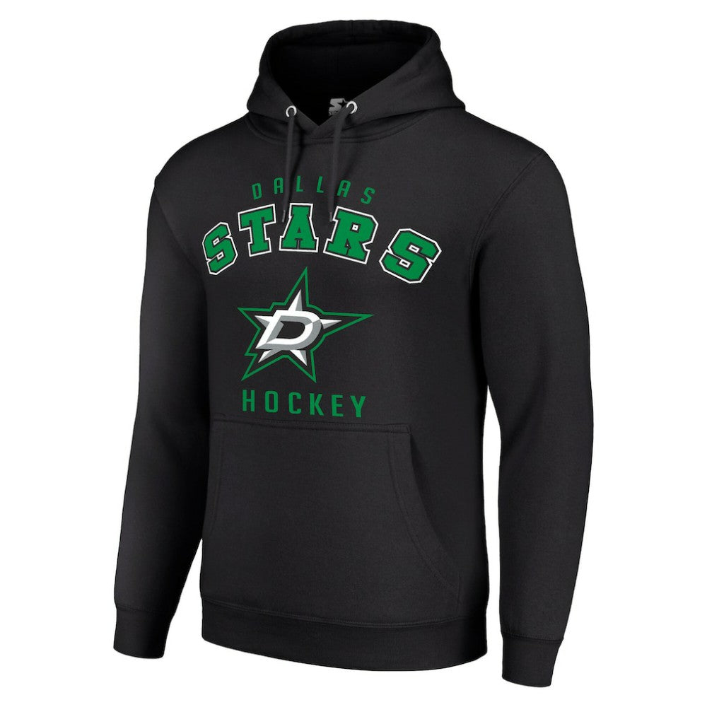 Dallas Stars - Starter Logo Pullover Hoodie Black