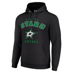 Dallas Stars - Starter Logo Pullover Hoodie Black
