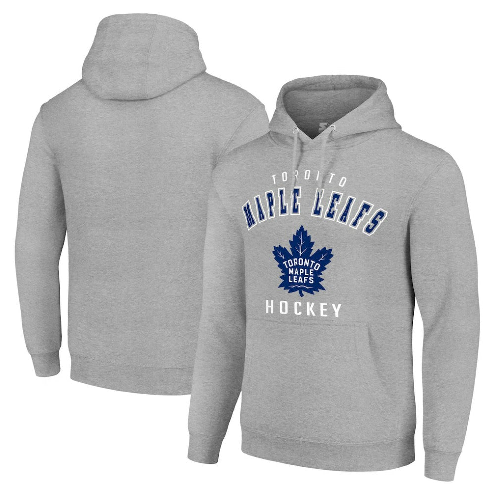 Toronto Maple Leafs - Starter Logo Pullover Hoodie Heather Gray