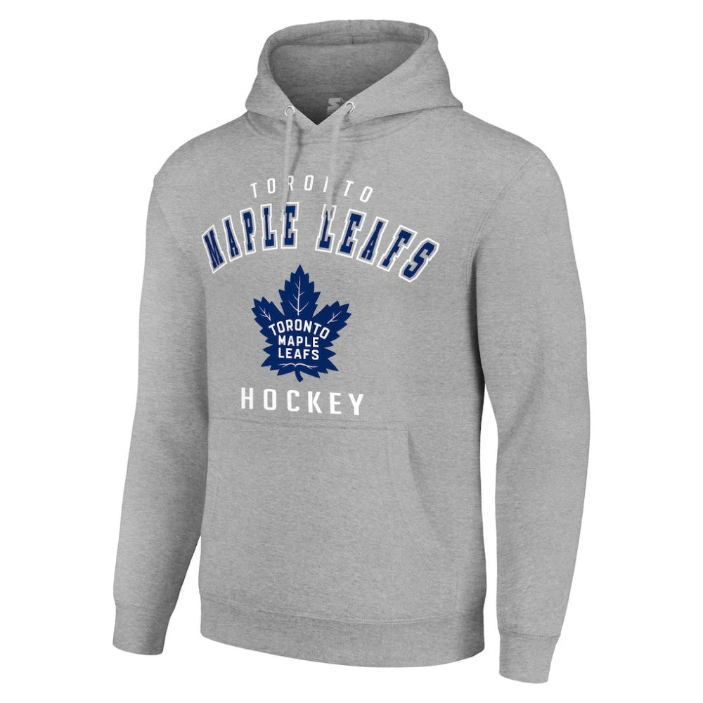 Toronto Maple Leafs - Starter Logo Pullover Hoodie Heather Gray