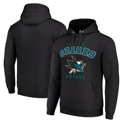San Jose Sharks - Starter Logo Pullover Hoodie Black