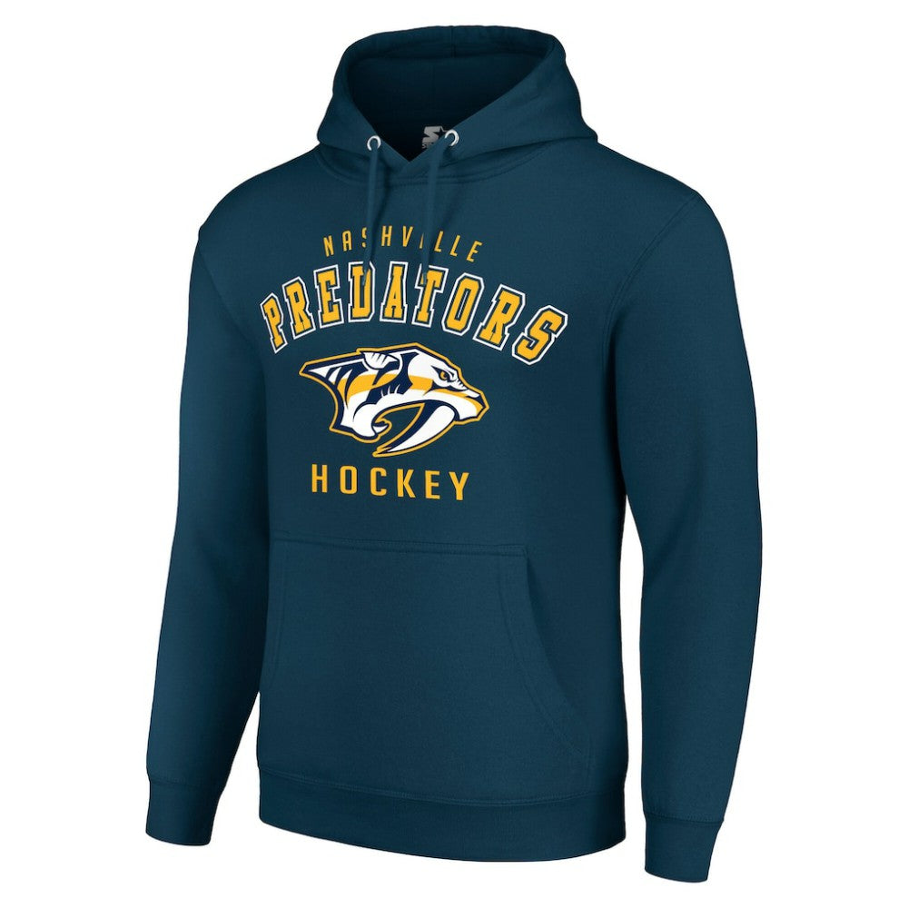 Nashville Predators - Starter Logo Pullover Hoodie Navy