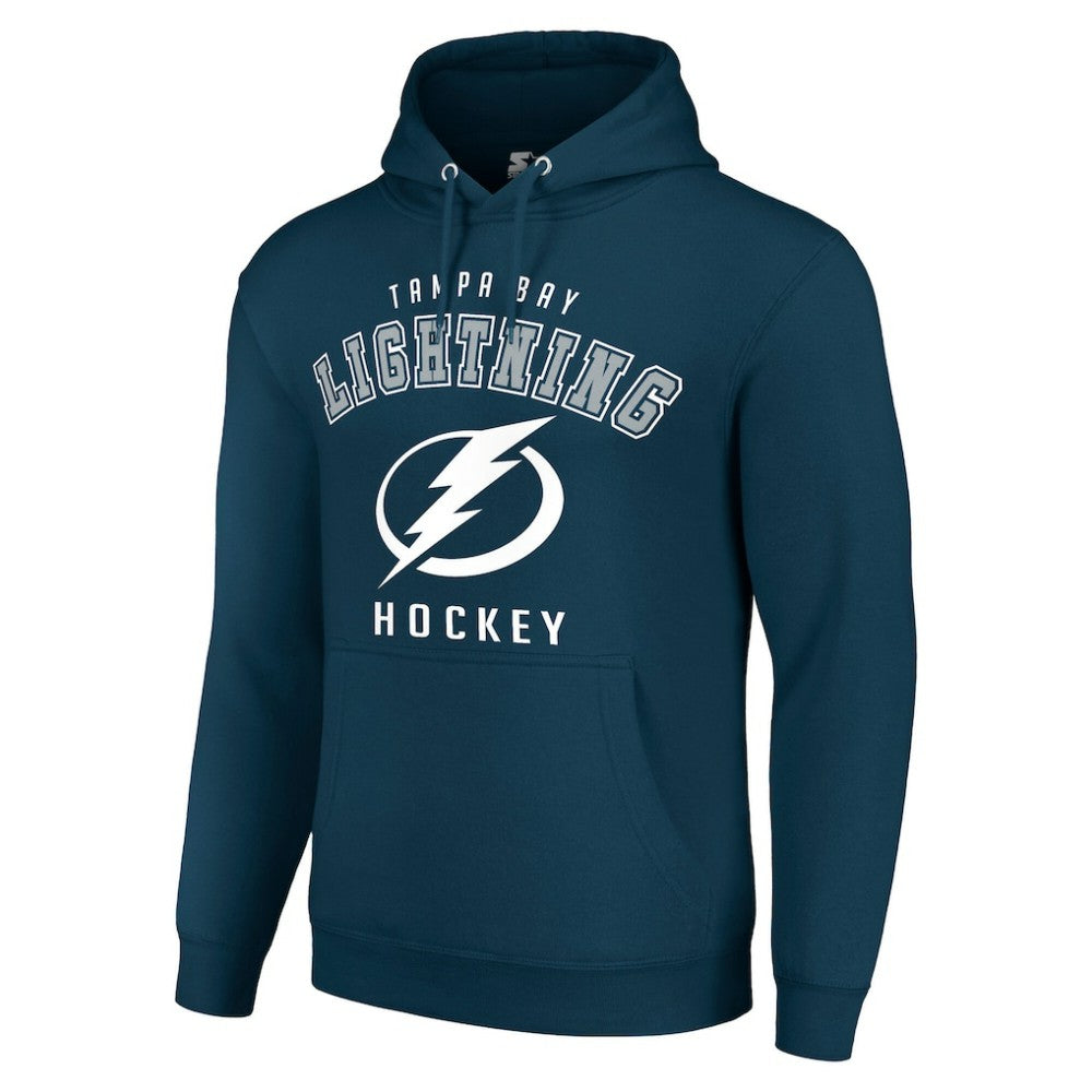 Tampa Bay Lightning - Starter Logo Pullover Hoodie Navy