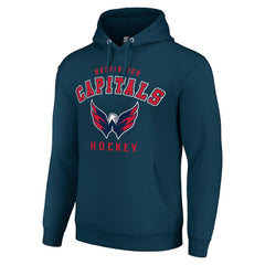 Washington Capitals Starter Logo Pullover Hoodie Navy