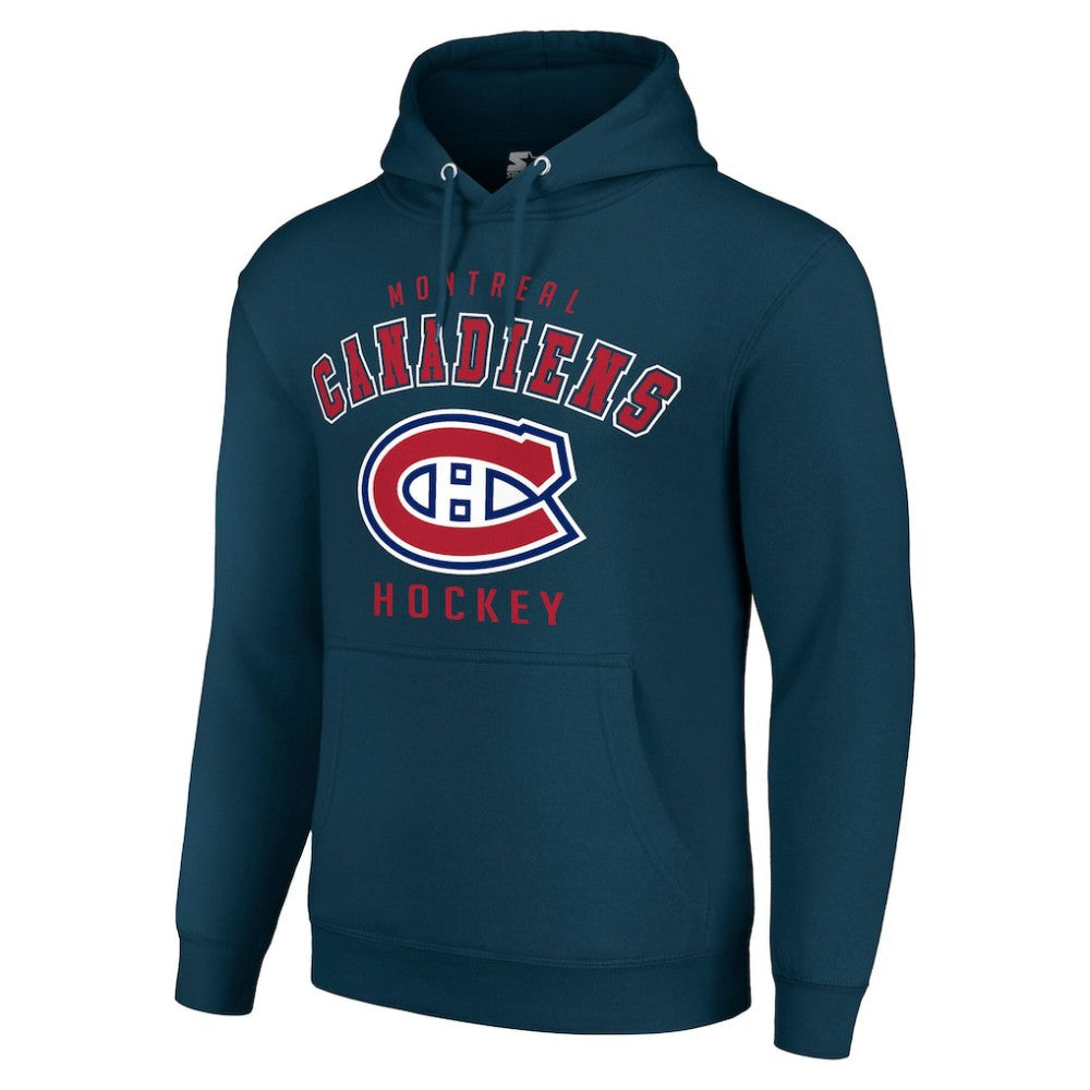 Montreal Canadiens - Starter Logo Pullover Hoodie Navy