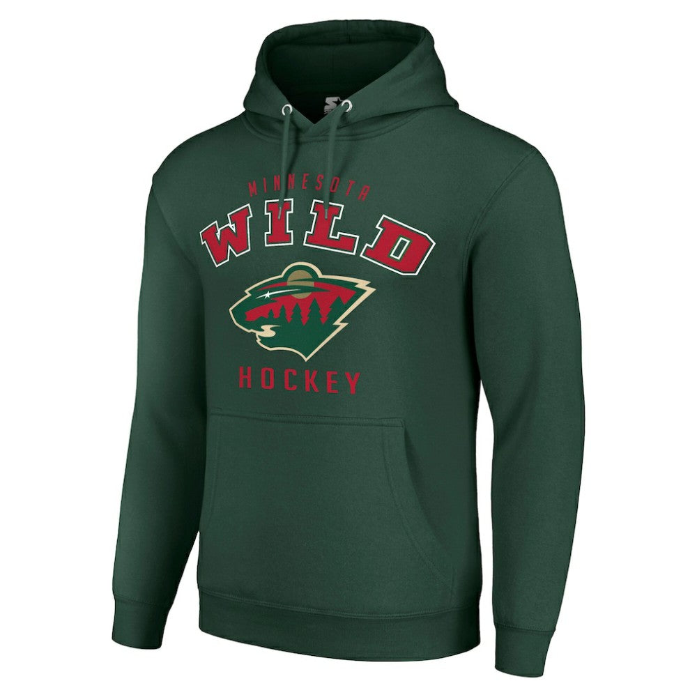 Minnesota Wild - Starter Logo Pullover Hoodie Green