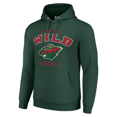 Minnesota Wild - Starter Logo Pullover Hoodie Green