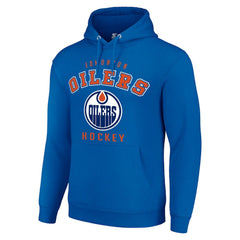 Edmonton Oilers - Starter Logo Pullover Hoodie Royal
