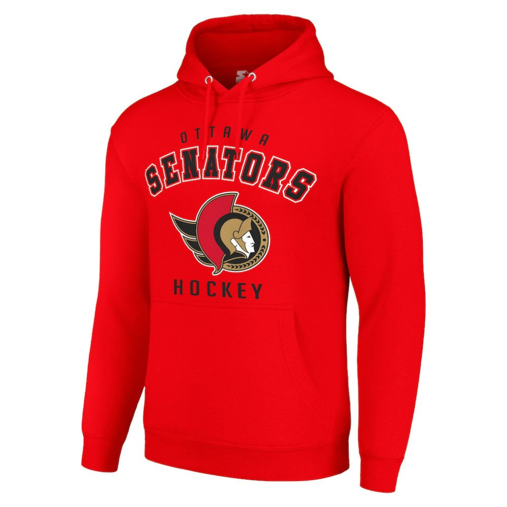 Ottawa Senators - Starter Logo Pullover Hoodie Red