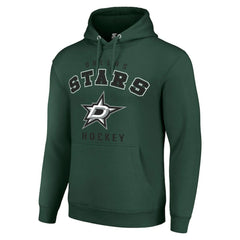 Dallas Stars - Starter Logo Pullover Hoodie Green