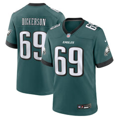 Landon Dickerson Philadelphia Eagles Team Game Jersey Midnight Green - Nike