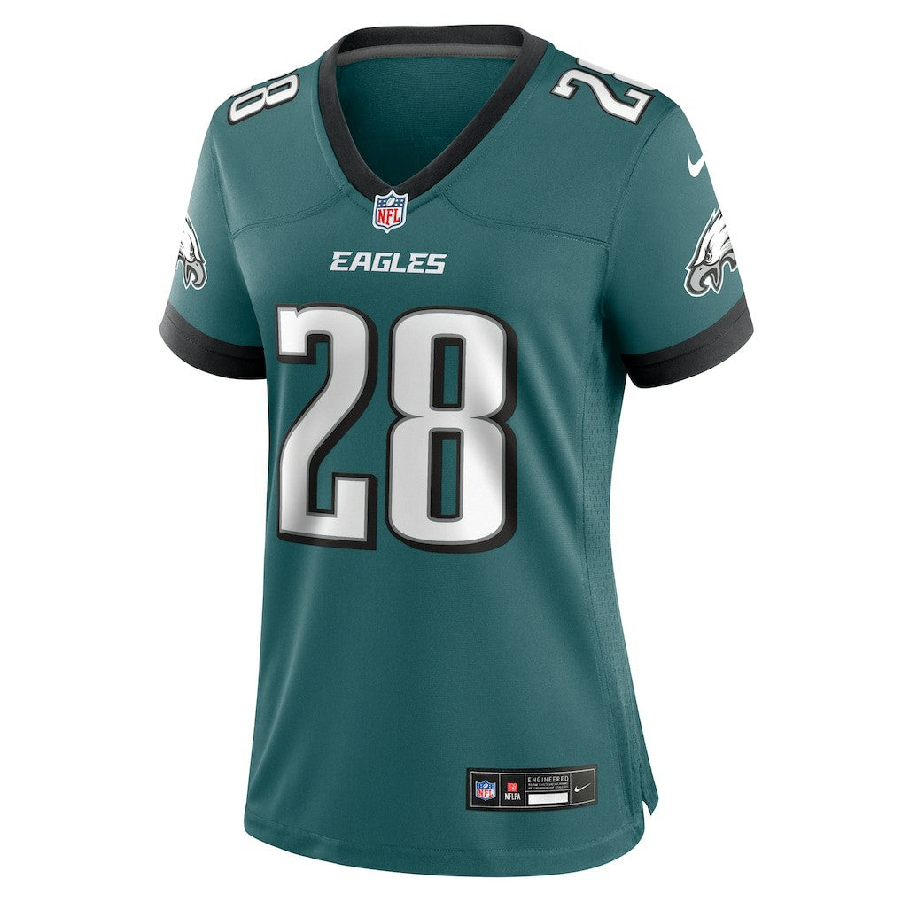 Will Shipley Philadelphia Eagles Women's Team Game Jersey - Midnight Green | NFL Jerseys