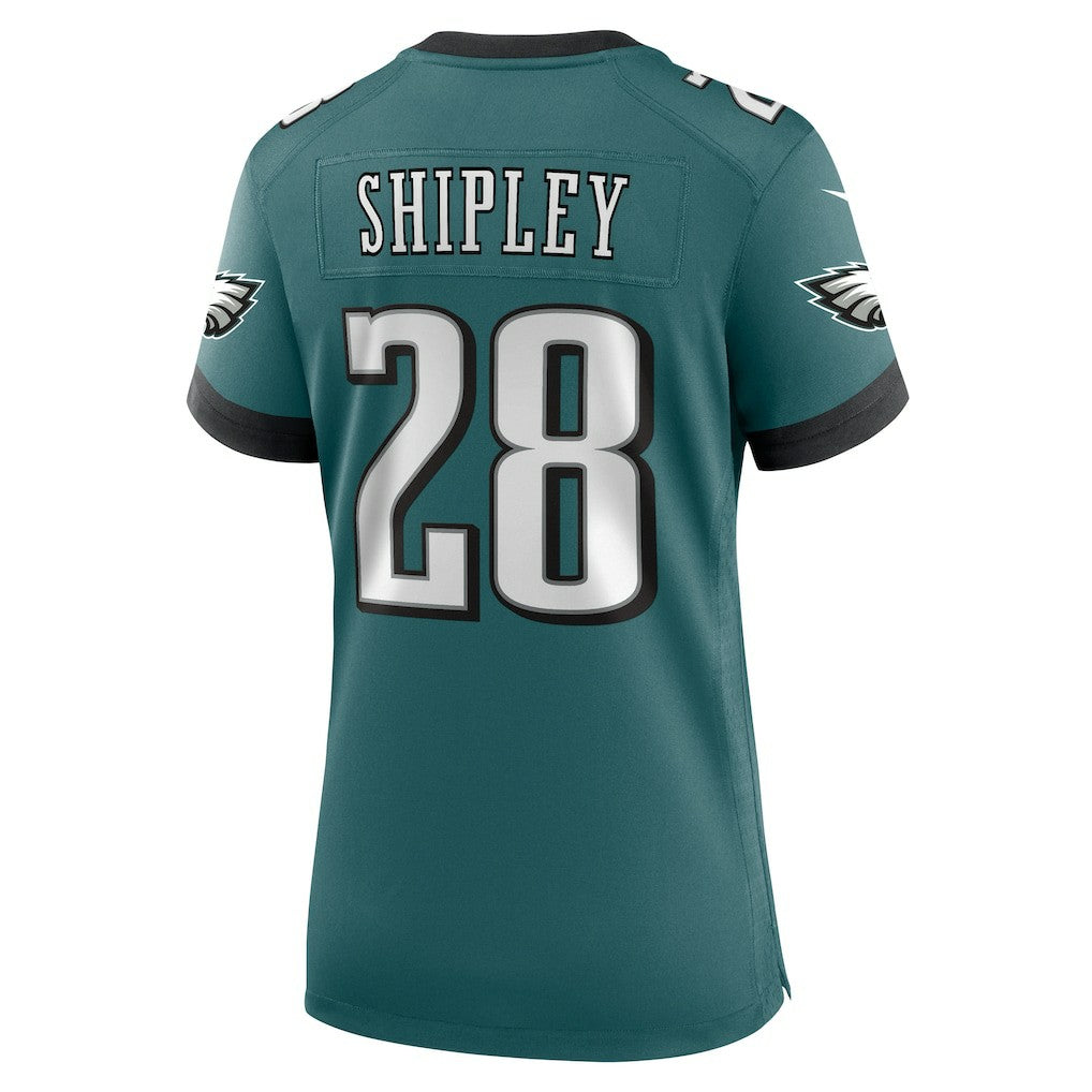 Will Shipley Philadelphia Eagles Women's Team Game Jersey - Midnight Green | NFL Jerseys