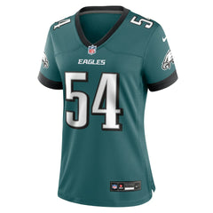 Jeremiah Trotter Jr. Philadelphia Eagles Women's Team Game Jersey Midnight Green - Nike